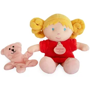 Doudou Demoiselle Doudou et Compagnie Corail pas cher
