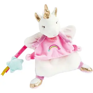 Marionnette - DOUDOU ET COMPAGNIE - Licorne - Rose - Bébé - Mixte pas cher
