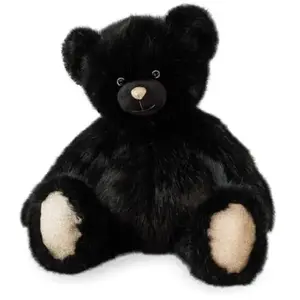 Peluche ours 200 cm noir - doudou et compagnie pas cher