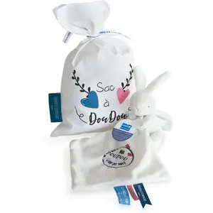 Comparateur de prix : Peluche + sac Doudou & compagnie Mon Doudou Plus Fort Que Tout TU