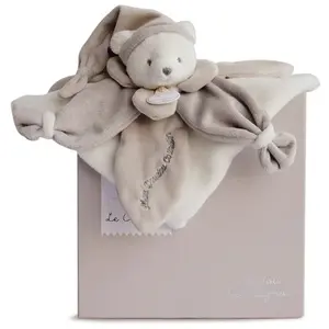Comparateur de prix : Peluche Doudou & compagnie Ours Gris Collector Beige 18/24 cm DC2922