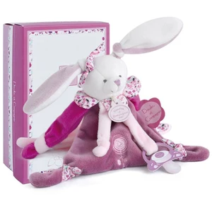 Comparateur de prix : Attache-sucette velcro - Cerise le lapin Doudou et Compagnie 17cm