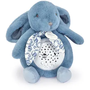 Comparateur de prix : Veilleuse musicale lapin doudou - Bleu - DOUDOU ET COMPAGNIE