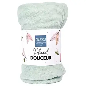 Comparateur de prix : Couverture douceur vert amande (70 x100 cm)