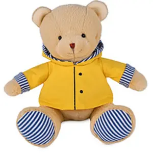 Doudou et Compagnie Peluche Ours Marin avec Ciré Jaune pas cher