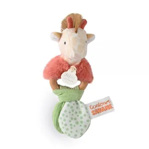 Doudou et Compagnie Hochet Couleurs Savane Girafe pas cher