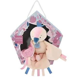 Doudou et Compagnie - Doudou Cui-Cui Rose (Avec Son) violet T.U pas cher