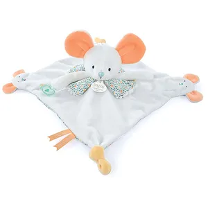 Comparateur de prix : Doudou avec marionnette a doigts - souris