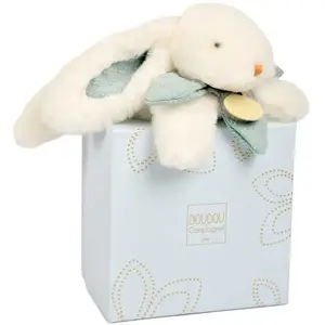 Lapin Bonbon - Peluche Pantin Bleu Gris pas cher