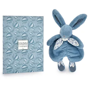 Doudou et Compagnie - DC4147 - Doudou lapin bleu - Lapin doudou -29 cm pas cher