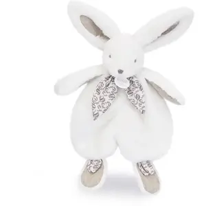 Lapin Doudou blanc (29 cm) pas cher