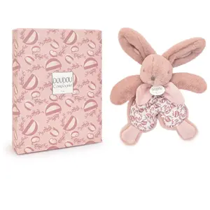 Doudou et Compagnie Doudou Plat Lapin Rose Lapin Doudou 18 Cm - Doudou Et Compagnie pas cher