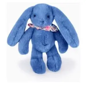 Peluche Lapin Bleu 35 cm Doudou et compagnie pas cher