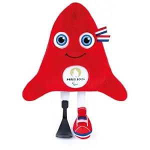Doudou et Compagnie Peluche Mascotte Les Phryges - Jeux Paralympiques Paris 2024 - 28 Cm pas cher