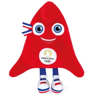 Doudou et Compagnie Peluche Mascotte Officielle Jeux Olympiques Paris 2024 - 25 cm pas cher