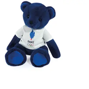 Comparateur de prix : Peluche Doudou et Compagnie Ours de équipe de France Bleu