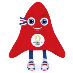 Doudou et Compagnie Mascotte Jeux Olympiques Paris 2024 Multicolore 35 cm JO2402 pas cher