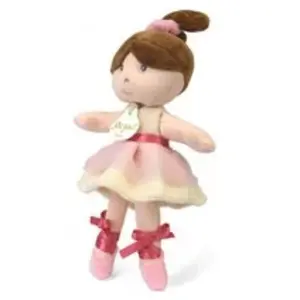 Peluche Jolijou Ma poupée ballerine Blanc 24 cm JJ6059 pas cher