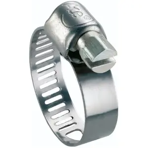 Collier bande perforée W2 inox / acier zingué - 8 mm - Serrage 8 à 12 ...Vendu parchampion-direct