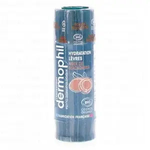 Dermophil Stick Lèvres Bio Protection Goût Noix de Macadamia 4g