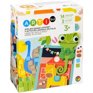 Atelier Grand coffret multi-activités animaux en folie Oxybul