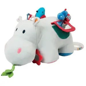 Peluche d'activités Axel l'hippo Oxybul pas cher