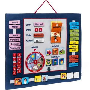 Oxybul Calendrier en tissu pas cher