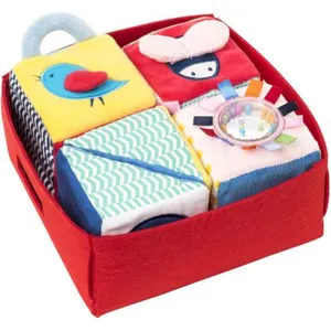 Oxybul 4 cubes d'éveil en tissu pas cher