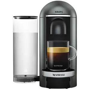 Machine à Café Nespresso Krups Vertuo Plus Titane Cafetière YY2778FD pas cher
