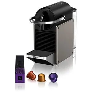 Comparateur de prix : Cafetière nespresso à capsules 19bars titane - YY5290FD - KRUPS