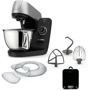 Robot pâtissier Moulinex Coach YY5172FG 1200 W Noir et Silver