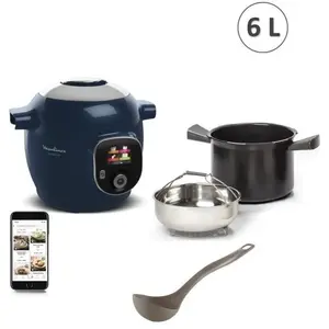 Moulinex Cookeo YY5137FB Multicuiseur intelligent 6 L 1600 W Bleu pas cher