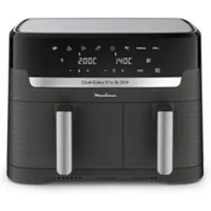 Moulinex Dual Easy Fry & Grill Air fryer et gril 83L 2 tiroirs8 programmes prédéfinis EZ905B20-RA pas cher