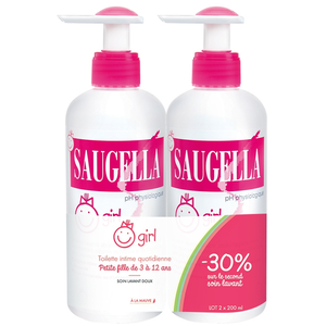 Comparateur de prix : Saugella Girl Soin lavant intime féminin extraits Malva dès 3ans - 2x200ml