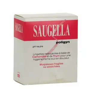 Comparateur de prix : Saugella Poligyn Lingette Intime Nettoyante 10 unités
