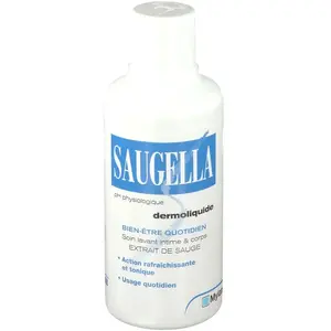 Saugella Dermoliquide Soin lavant hygiène intime femmes Sauge - Flacon 500ml pas cher