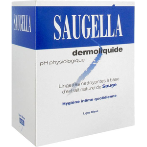 Comparateur de prix : Saugella Saugella Dermoliquide 10 Lingettes