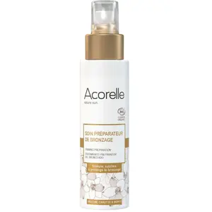 Acorelle Solaire Soin Préparateur de Bronzage Bio 100ml pas cher