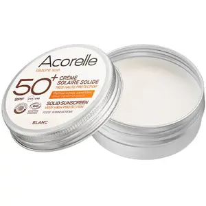 Acorelle Crème Solaire Solide Bio SPF50+ 30g pas cher