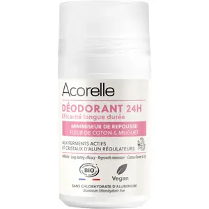 Acorelle Déodorant roll-on 24h minimiseur de repousse 50ml