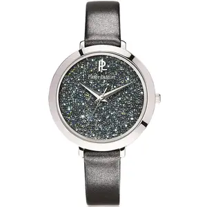 Montre Femme PIERRE LANNIER en Cuir Gris Etanche pas cher