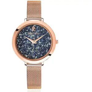 Montre Femme PIERRE LANNIER en Acier Rose Etanche pas cher