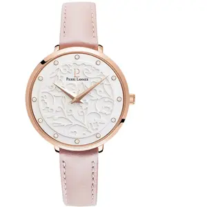 Pierre Lannier Femme Analogique Quartz Montre avec Bracelet en Cuir 039L905 pas cher