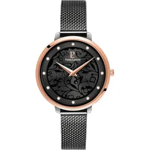 Montre - Pierre Lannier - EOLIA - 33mm - Quartz - Maille milanaise gris pas cher