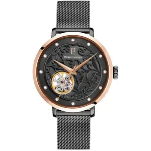 Comparateur de prix : Pierre Lannier Montre Femme Pierre Lannier Eolia Automatique Noire