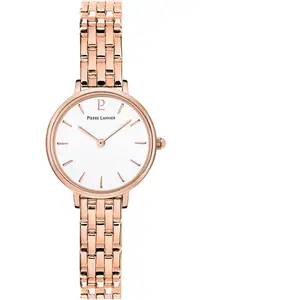 Montre Femme Pierre Lannier 021J908 - Bracelet Acier Doré rose pas cher