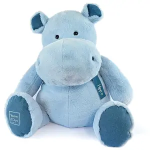 Histoire d'Ours Peluche géante Hippo bleu jean (85 cm)Vendu paramazon