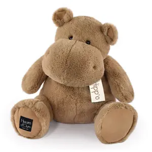 Histoire d'Ours Peluche Hippopotame 40 Cm Marron - Histoire D'ours pas cher