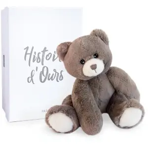 Peluche Histoire d'Ours Oscar 25 cm Marron Taupe pas cher