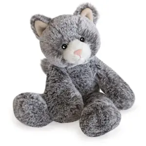 Peluche Histoire d'Ours Sweety Mousse Chat 25 cm Gris pas cher